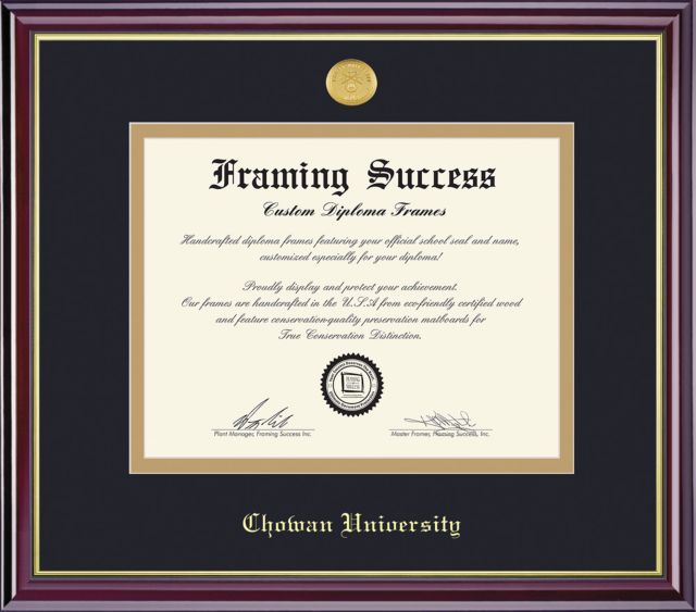 Chowan University 8.5'' x 11'' Windsor Diploma Frame
