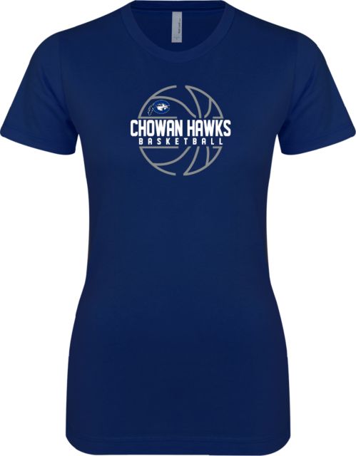 Chowan Next Level Ladies SoftStyle Junior Fitted Tee Chowan Hawks Basketball - ONLINE ONLY
