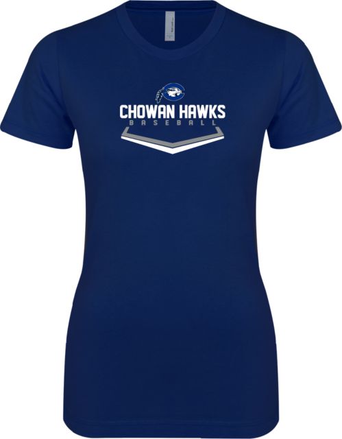 Chowan Next Level Ladies SoftStyle Junior Fitted Tee Chowan Hawks Baseball - ONLINE ONLY