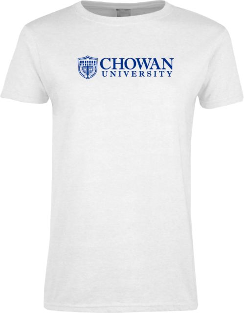 Chowan Womens Short Sleeve Tee Horizontal Primary Mark - ONLINE ONLY