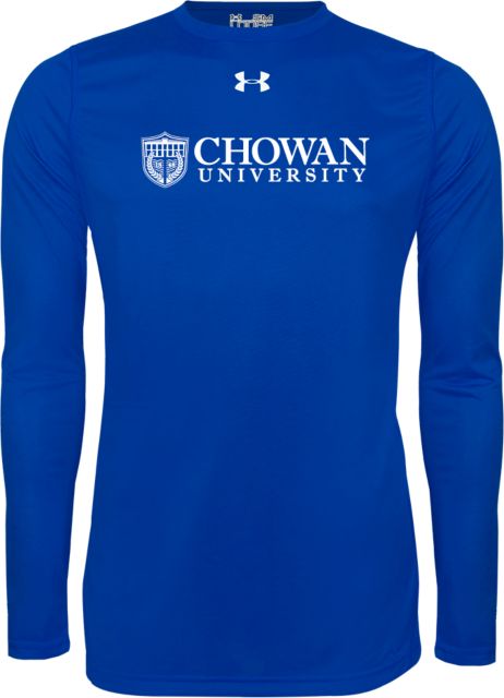 Chowan Under Armour Long Sleeve Tech Tee Horizontal Primary Mark - ONLINE ONLY