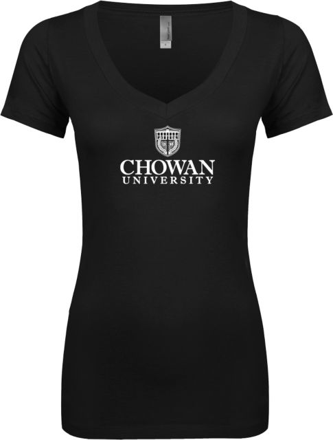 Chowan Next Level Womens Ideal V Tee Primary Mark - ONLINE ONLY