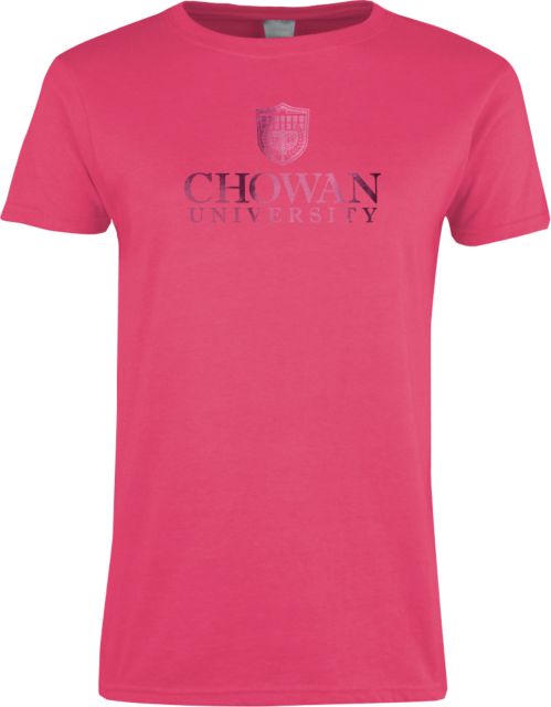 Chowan Womens Short Sleeve Tee Primary Mark  Foil - ONLINE ONLY