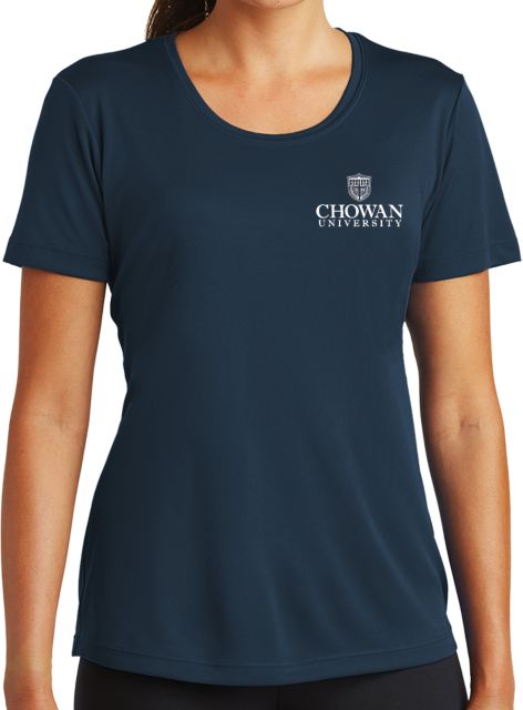 Chowan Womens Performance Short Sleeve Tee Primary Mark - ONLINE ONLY