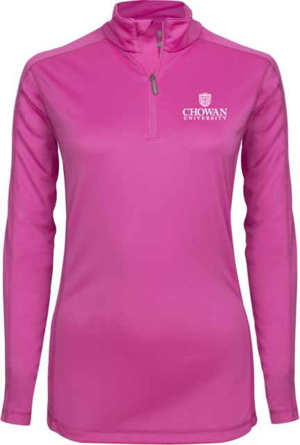 Chowan Syntrel Womens Interlock 1/4 Zip Primary Mark - ONLINE ONLY