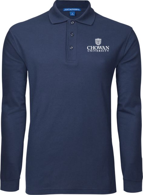 Chowan Long Sleeve Polo Primary Mark - ONLINE ONLY