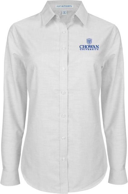 Chowan Womens Oxford Shirt Primary Mark - ONLINE ONLY