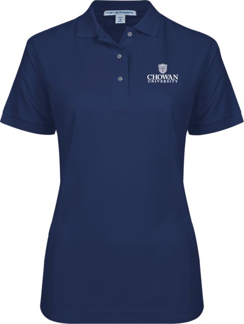 Chowan Womens Silk Touch Pique Polo Primary Mark - ONLINE ONLY