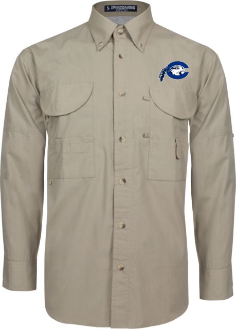 Chowan Fishing Shirt Performance Long Sleeve Mascot Logo - ONLINE ONLY