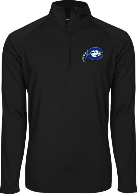Chowan Sport Tek Sport Wick Stretch 1/2 Zip Pullover Mascot Logo - ONLINE ONLY