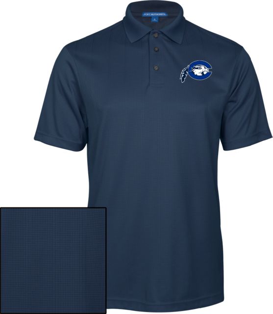 Chowan Performance Fine Jacquard Polo Mascot Logo - ONLINE ONLY