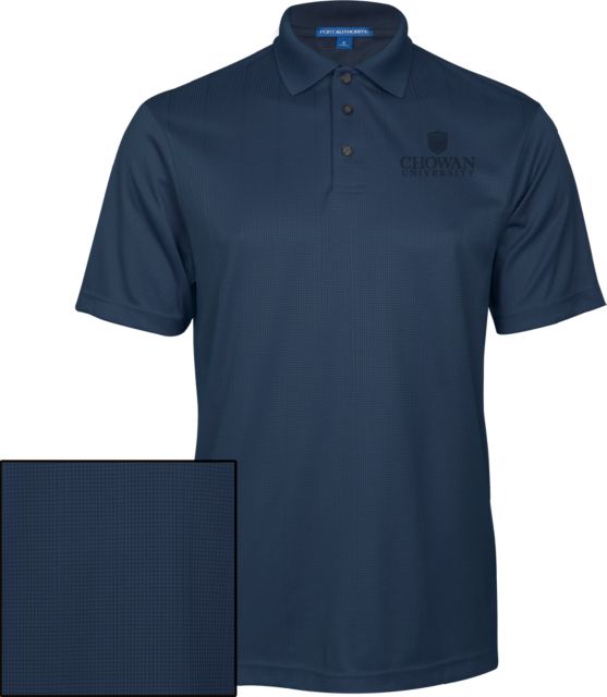 Chowan Performance Fine Jacquard Polo Primary Mark - ONLINE ONLY
