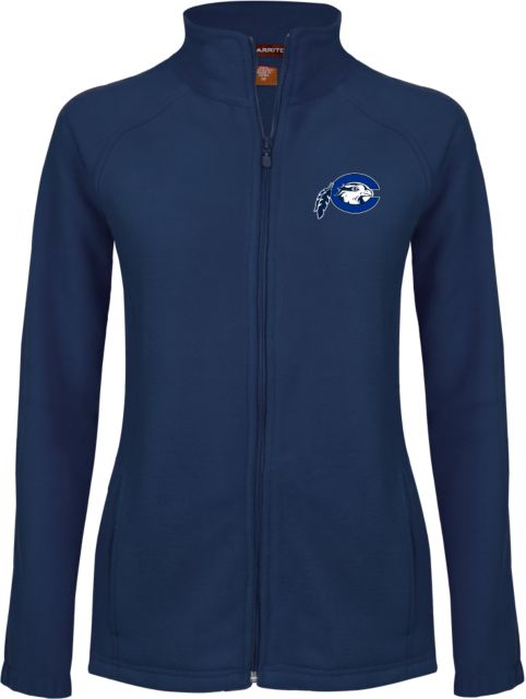 Chowan Womens Fleece Full Zip Jacket Mascot Logo - ONLINE ONLY