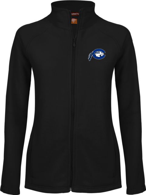 Chowan Womens Fleece Full Zip Jacket Mascot Logo - ONLINE ONLY