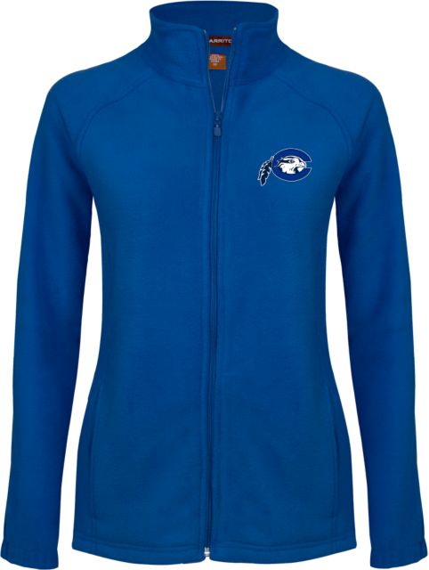 Chowan Womens Fleece Full Zip Jacket Mascot Logo - ONLINE ONLY