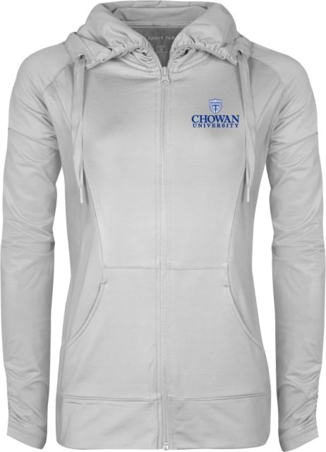 Chowan Womens Sport Wick Stretch Full Zip Jacket Primary Mark - ONLINE ONLY