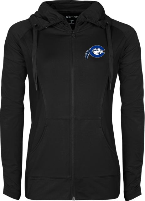 Chowan Womens Sport Wick Stretch Full Zip Jacket Mascot Logo - ONLINE ONLY