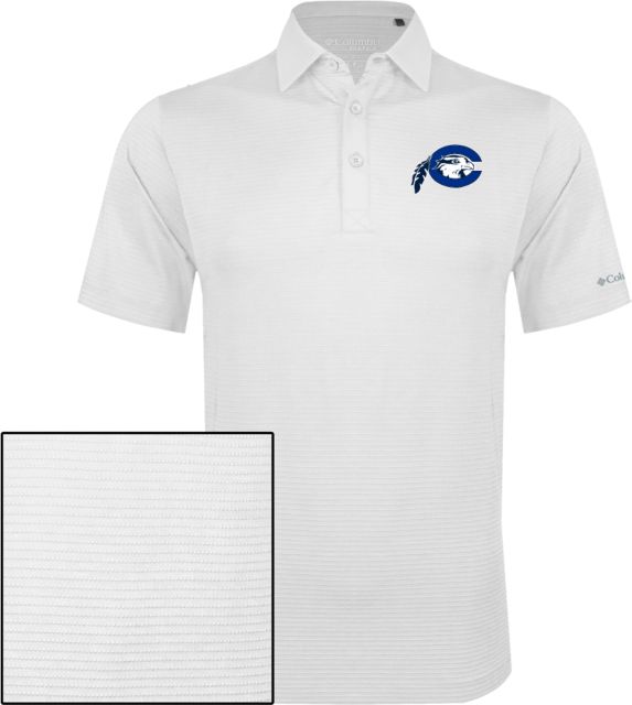 Chowan Columbia Omni Wick Sunday Golf Polo Mascot Logo - ONLINE ONLY