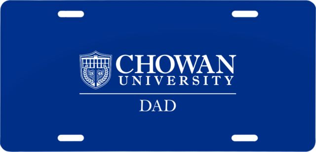 Chowan License Plate Chowan Dad - ONLINE ONLY