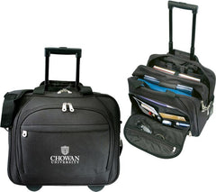 Chowan Embassy Plus Rolling Computer Brief Primary Mark - ONLINE ONLY