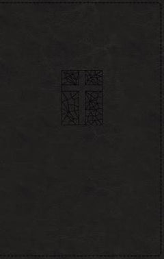 BLACK NRSV THINLINE COMP LEATH