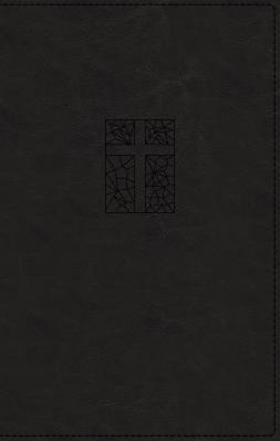 BLACK NRSV THINLINE COMP LEATH