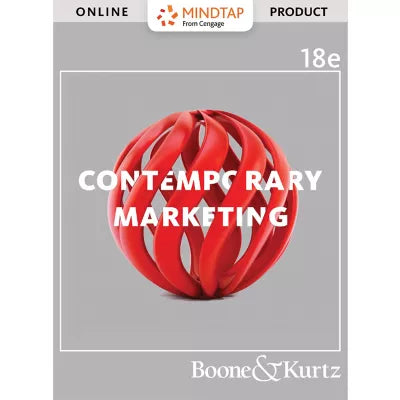 MindTap Marketing, 1 term (6 months) Instant Access for Boone/Kurtz's Contemporary Marketing